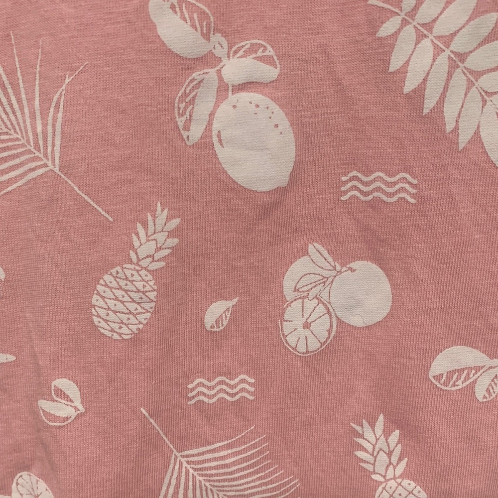 Free Planet Men's Light Pink Tropical Print T-Shirts Size XL - Picture 8 of 8